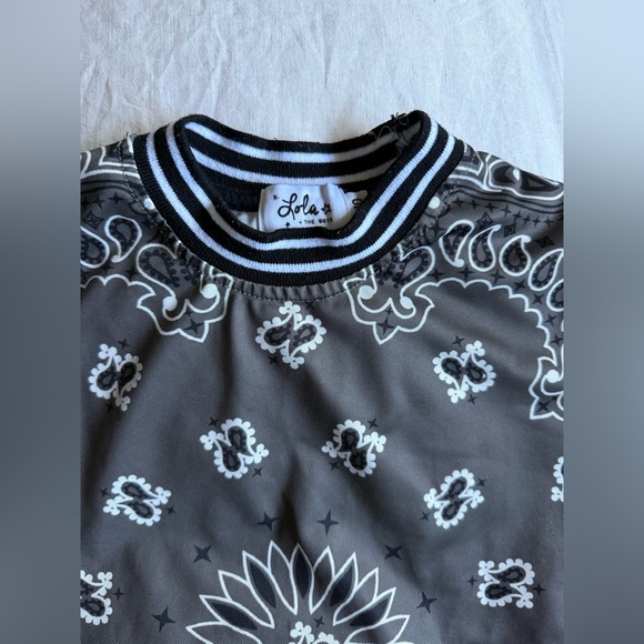 LOLA & THE BOY 🩶 BOYS BANDANA SET Sz 10 🩶 sold out - Picture 7 of 11